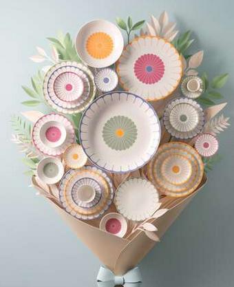 Actual product image Villeroy & Boch Kaffeetasse Fleur 160 ml, 6 Stück, Rosa, Material (160 ml, 6x)