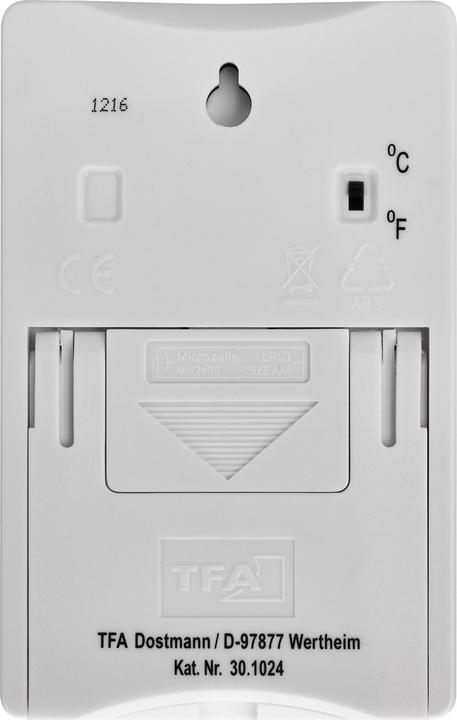 Actual product image TFA Wired thermometer 30