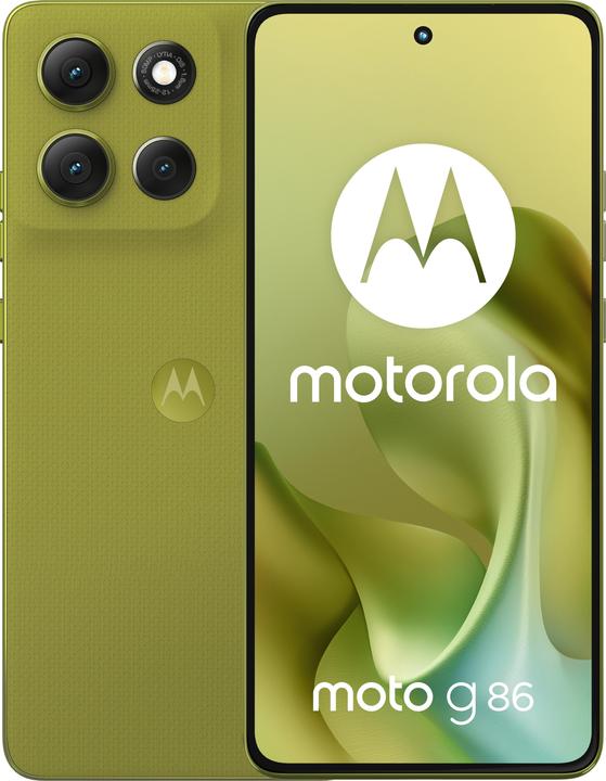 Actual product image Motorola Moto G86 (256 GB, Golden Cypress, 6.67", SIM + eSIM, 5G)