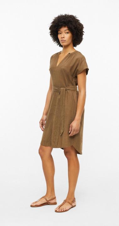 Actual product image s.Oliver Leinenmix-Kleid mit Eingrifftaschen (36)