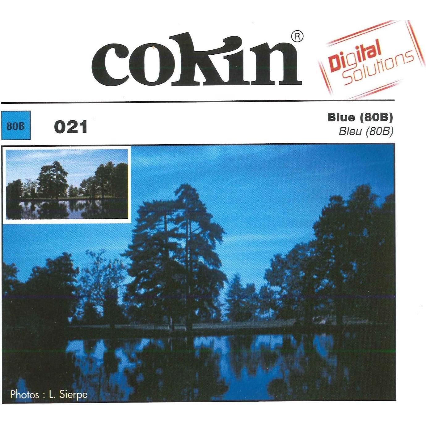 Cokin Filter P021 80B (84 mm, Polarisationsfilter, 84 mm), Objektivfilter, Blau