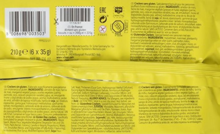 Image du produit Schär Crackers glutenfrei (210 g)