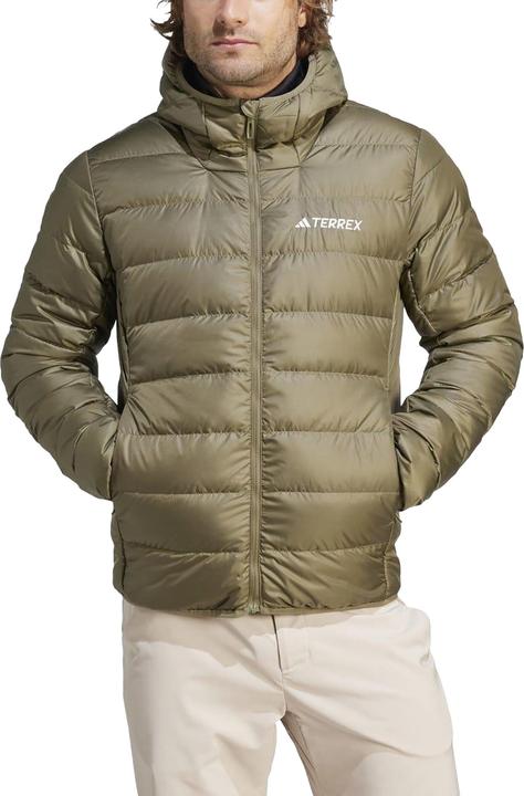 Actual product image adidas Mens Terrex Lightweight Hooded Down Jacket (M)