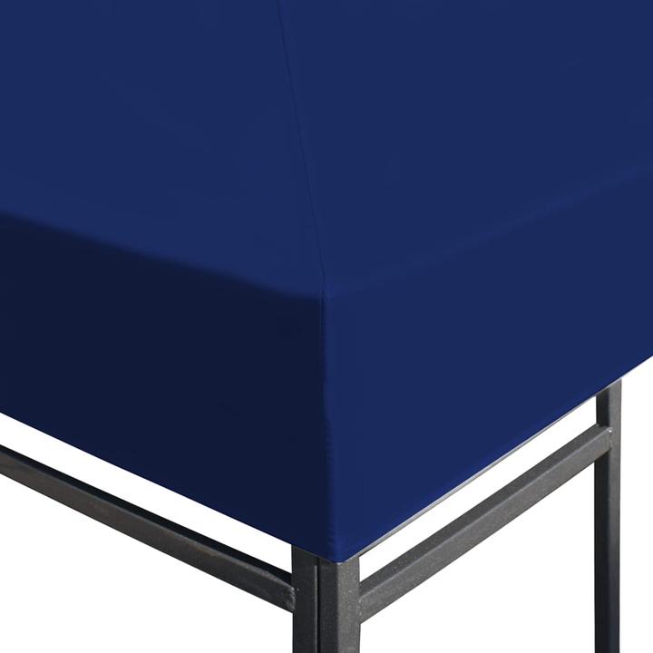 Actual product image vidaXL Pavilion roof 310 g/m² 3x3 m blue (300 cm, 300 cm)