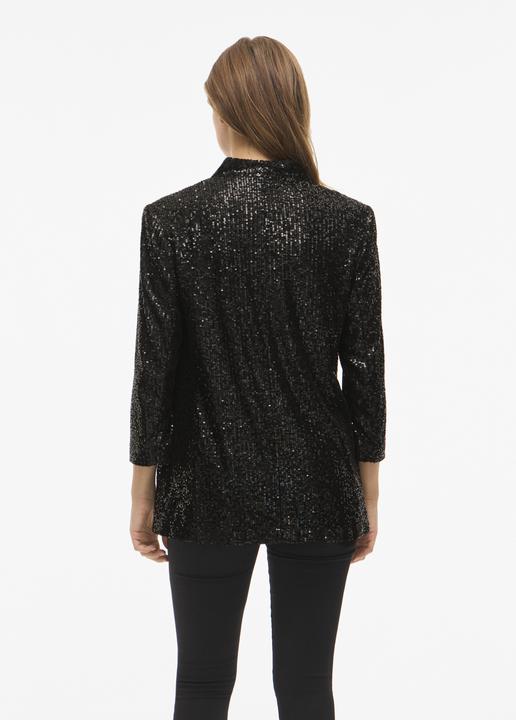 Immagine prodotto Vila Cropped-Ärmel Pailletten Blazer (36)