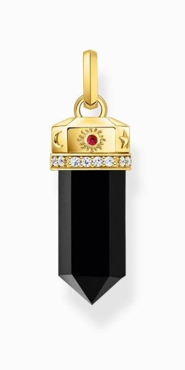 Immagine prodotto Thomas Sabo Ciondolo con onice sfaccettata placcato oro (Argento 925/argento)