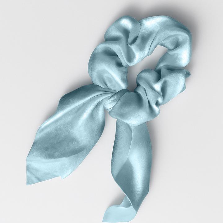 Immagine prodotto Avizar Scrunchie Satinstruktur Schmetterlingsform Mariposa (Elastico per capelli)