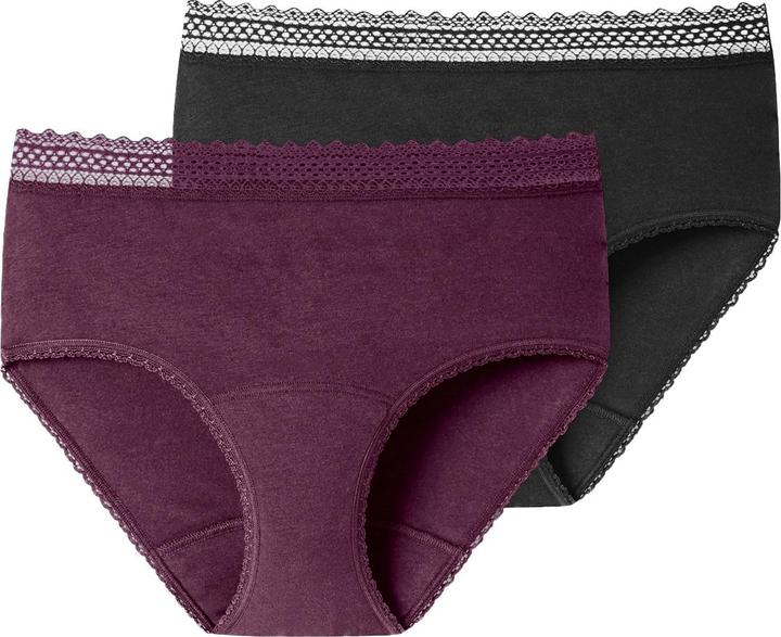 Actual product image Schiesser 2er Pack Secret Care Perioden Panty (46, 48)