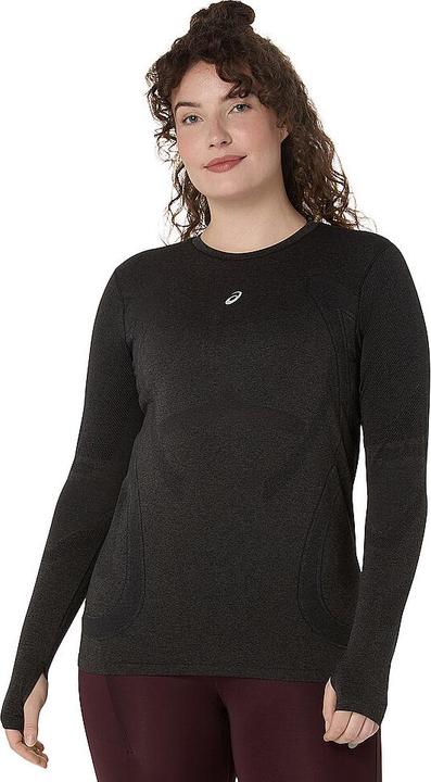 Actual product image ASICS Performance Asics Road Seamless Ls Top Performance Black/Graphite Grey Woman (M)