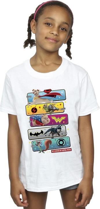 Produktbild DC League Of SuperPets Character Pose TShirt Mädchen (128)
