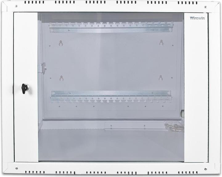 Produktbild Wirewin 19" 2-teiliger Wandschrank, grau (12 HE, 19 Zoll Rack)