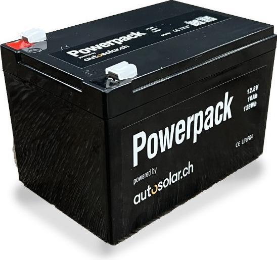 Immagine prodotto Autosolar Lithium-Batterie 10 Ah mit App (entspricht 20Ah) - LiFePo4-Solarbatterie (12.80 V, 10 Ah)
