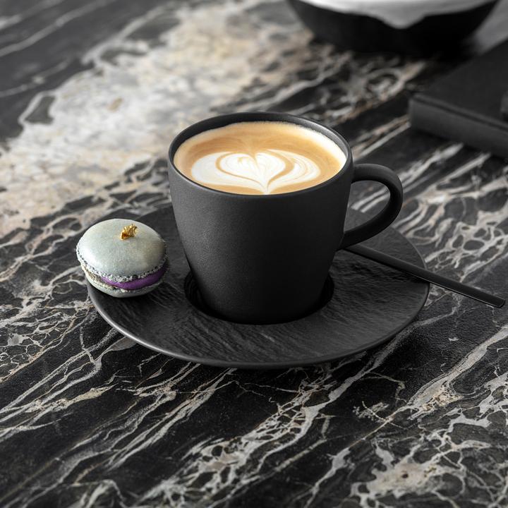 Immagine prodotto Villeroy & Boch Tazza da caffè e piattino 2 pezzi Fabbricazione Rock blanc (220 ml, 2 x)