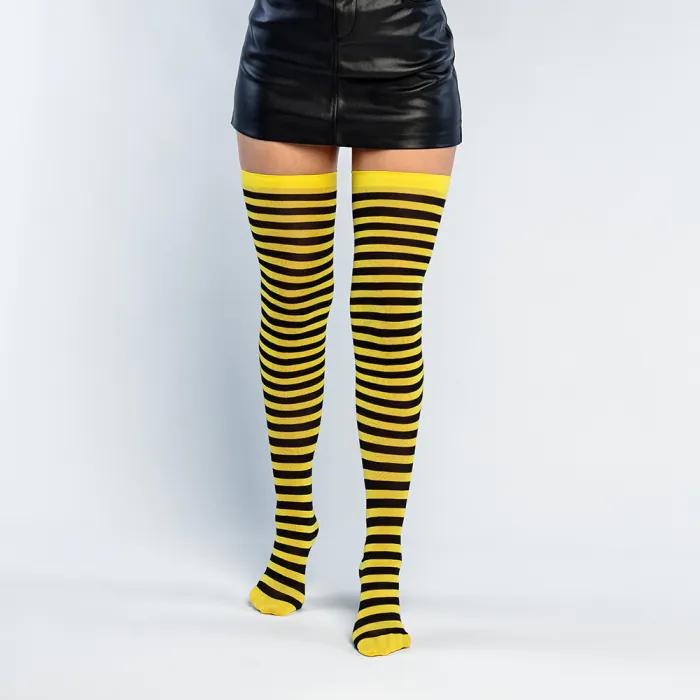 Produktbild Boland Overknee Strümpfe Honigbiene (One Size)
