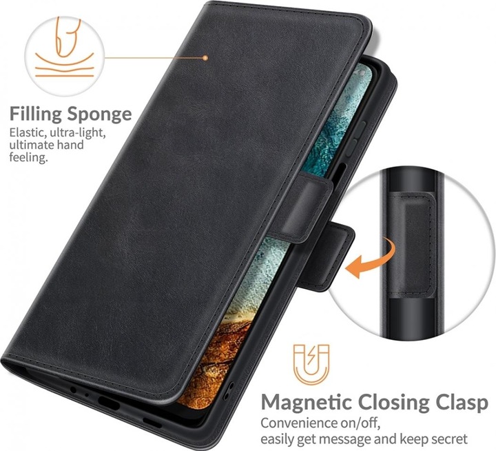 Productafbeelding Screenguard Nokia X20 CardLounge Lederen Hoesje (Nokia X20)