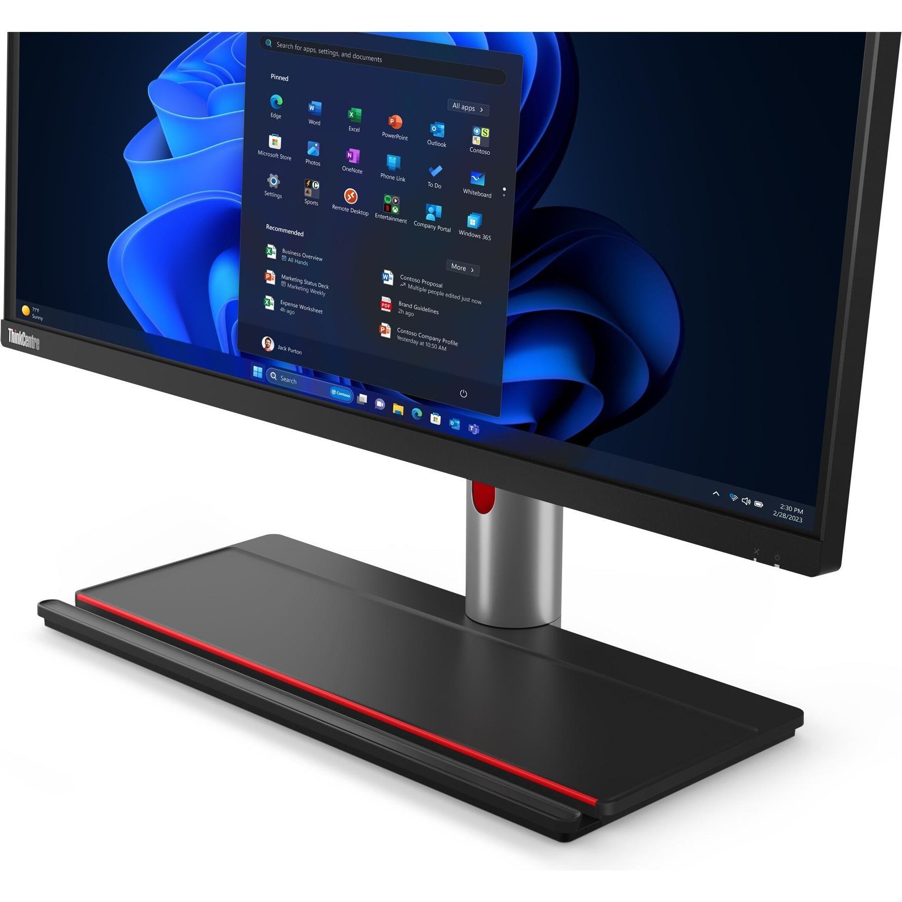 Lenovo ThinkCentre M90a Pro Gen 4 AIO (512 GB, 16 GB, Intel Core i5-13500), PC, Schwarz