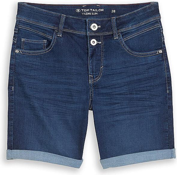 Denim bleu foncé usé