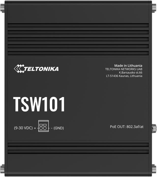Produktbild Teltonika TSW101 000000 - PoE+-Switch für Fahrzeuge (5 Ports)