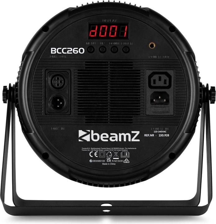 Actual product image BeamZ BCC260 Flat Par (6 W, LED)
