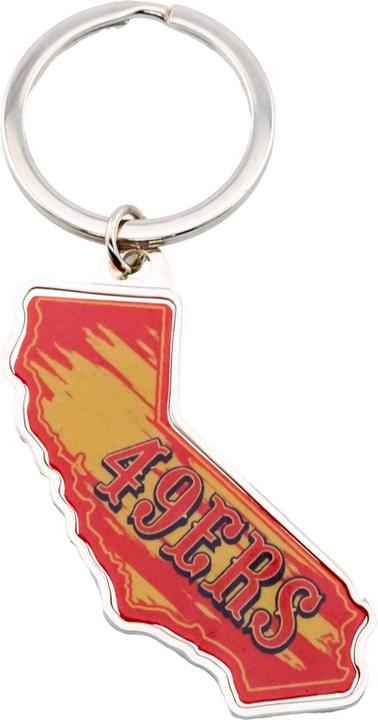 Produktbild San Francisco 49ers Schlüsselanhänger Staat