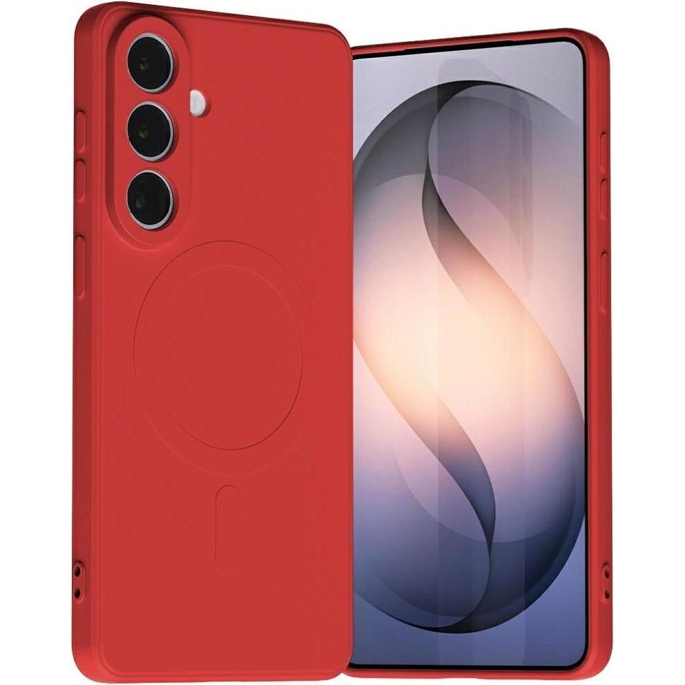 Mercury Case Semi-Silicone MagSafe for Samsung Galaxy S26+ red (Samsung Galaxy S26+), Cover smartphone, Rosso