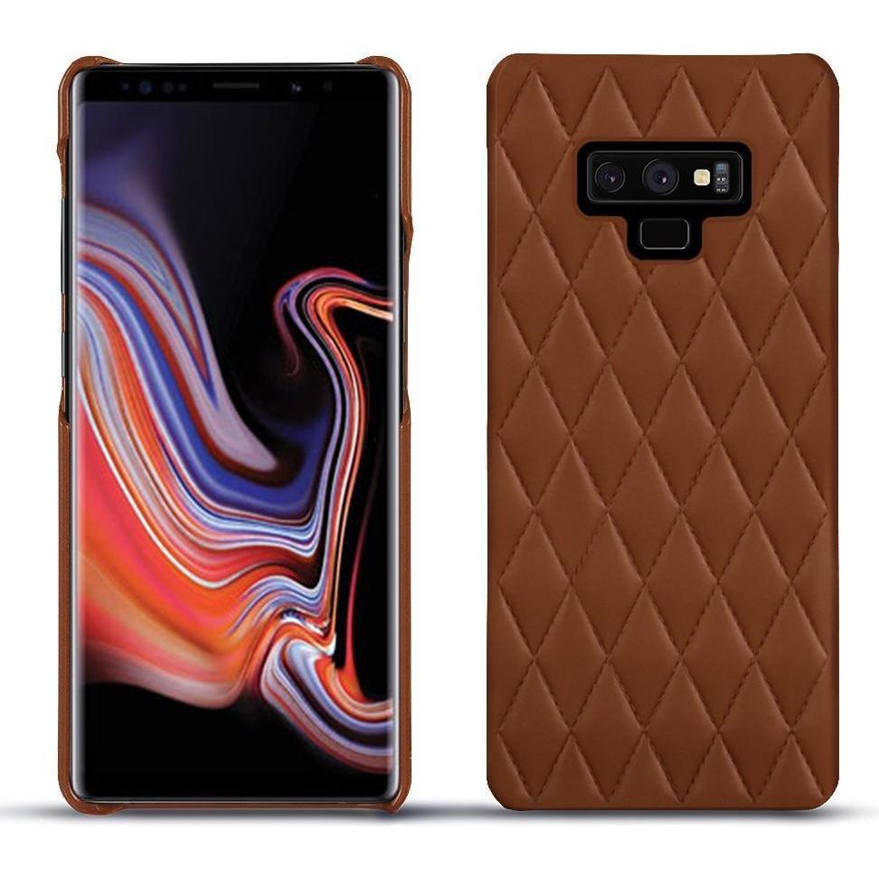 Noreve Lederschutzhülle (Samsung Galaxy Note 9), Smartphone Hülle, Braun
