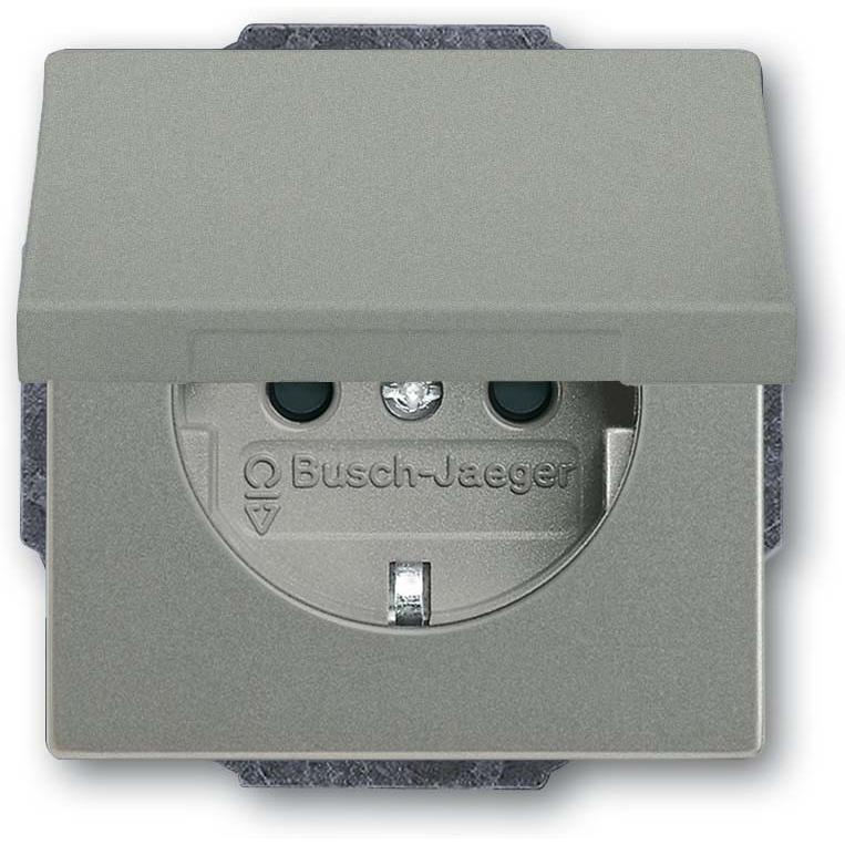 Busch-Jaeger, Steckdose, SCHUKO Steckdosen-Einsatz mit 2CKA002018A1525
