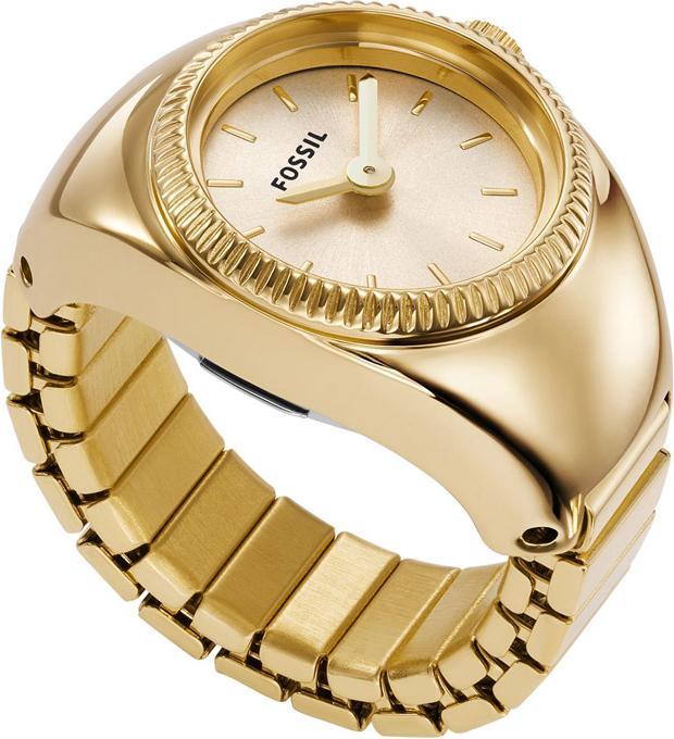 Fossil Watch Ring (Cronografo, Orologio da polso analogico, 15 mm)