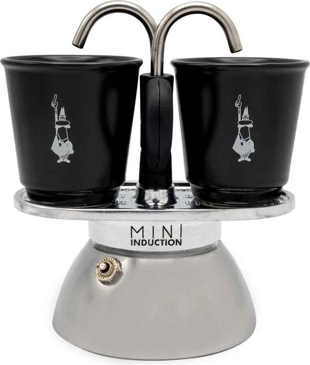 Actual product image Bialetti Mini Express Induction + 2 Mugs (2 T.)