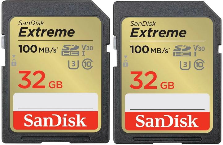 Productafbeelding SanDisk Extreme SDHC /s UHS-I (32 GB, SDHC, U3, UHS-I)