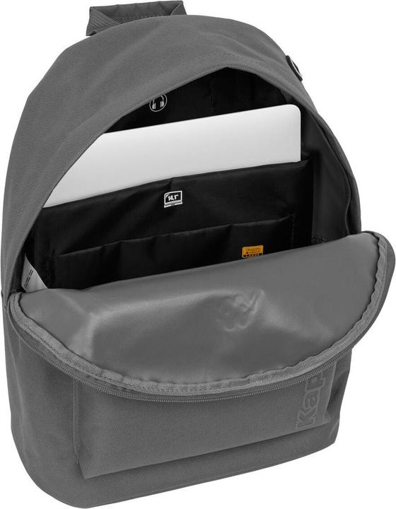 Produktbild Kappa Schulrucksack basics Grau 31 x 41 x 16 cm