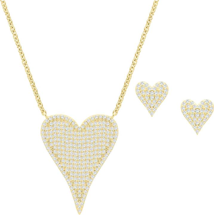 Immagine prodotto Candy Set di gioielli Inesse, argento 925, placcato oro (Placcato oro 18k, Argento 925)