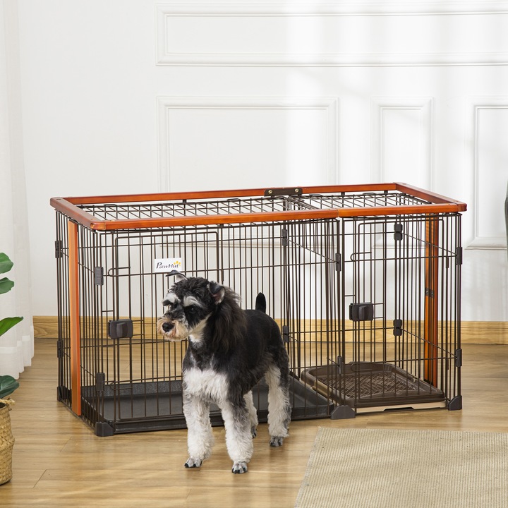 Actual product image PawHut Dog cage with tray