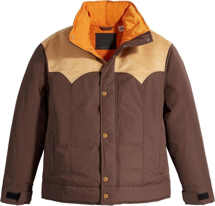 Levis Webster Western Puffer Jacke mit Ritssluiting und Stecktasche (L)