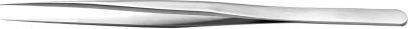 Produktbild RS PRO Edelstahl Pinzette Säurebeständig, Spitze Extrafein, 140 mm