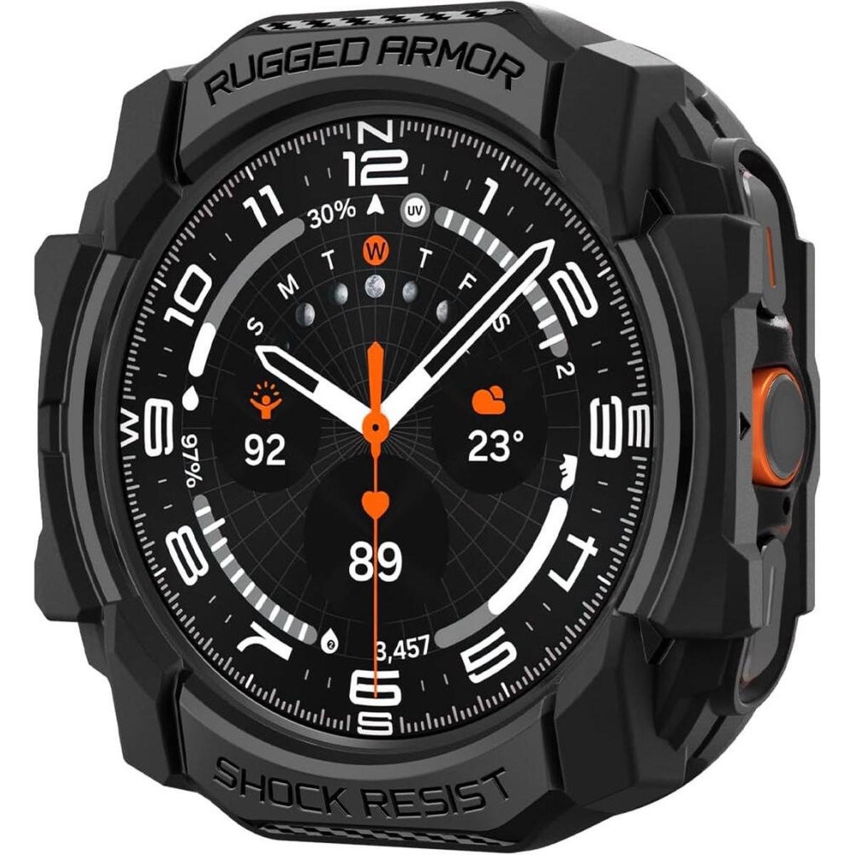 Spigen Rugged Armor, Accessori per smartwatch, Nero