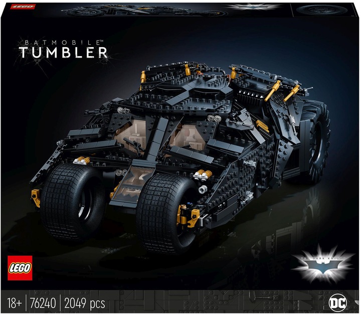 Actual product image LEGO Batmobile Tumbler (76240, LEGO DC, LEGO Rare Sets)