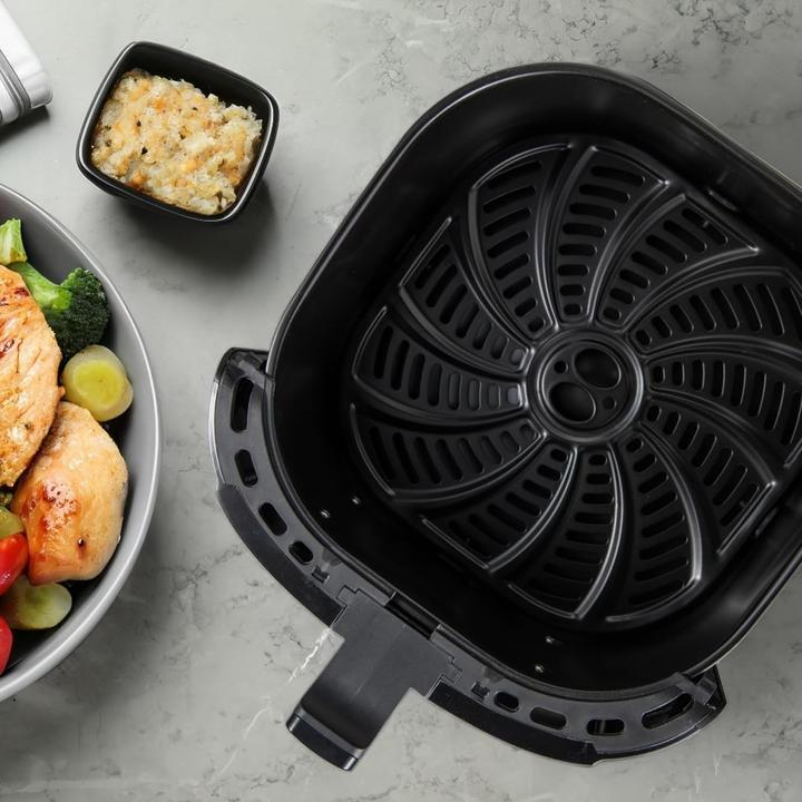 Produktbild Bergner Kupferfarbene Heissluftfritteuse ohne PFAS, 8 Programme, Keramikbeschichtung, Grillrost