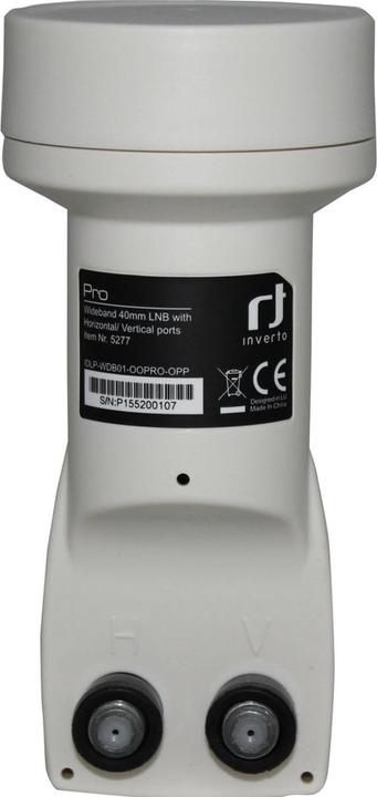 Produktbild inverto IDLP-WDB400-E1040-OPN Single Single-LNB Teilnehmer-Anzahl: 2 Fe (Single LNB, 40mm)