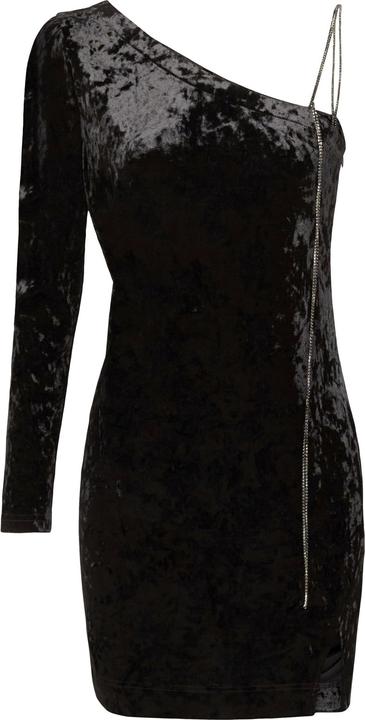Produktbild Esprit Samtkleid im One-Shoulder-Design mit Kettenträger (XL)