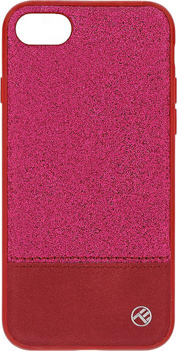 Tellur Cover in pelle sintetica Glitter II per iPhone 8 rosa (Apple iPhone 8)