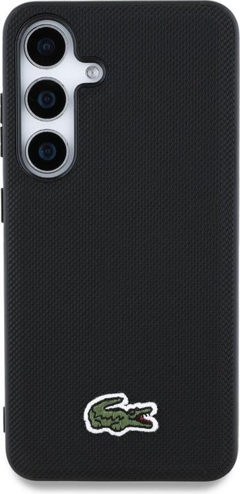 Image du produit Lacoste Case Iconic Petit Pique Woven Logo CBDY Strap MagSafe to Samsung Galaxy S25 black