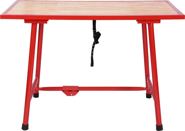 Actual product image Wiltec Workbench 120x62.5x83cm foldable workbench 300kg workbench workshop (62.50 cm, 120 cm)