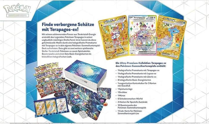 Produktbild Pokémon Terapagos ex Ultra Premium Collection (Deutsch, Box Set & Collection)