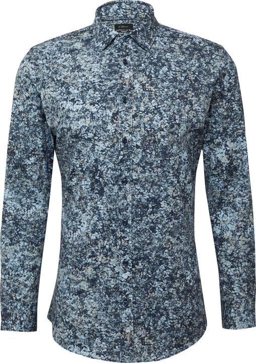 Actual product image S.Oliver Hemd Tailored Fit: Gemustertes Hemd aus Baumwollstretch (42)