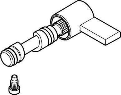 Grohe Mischwelle und Hebel chr chrom