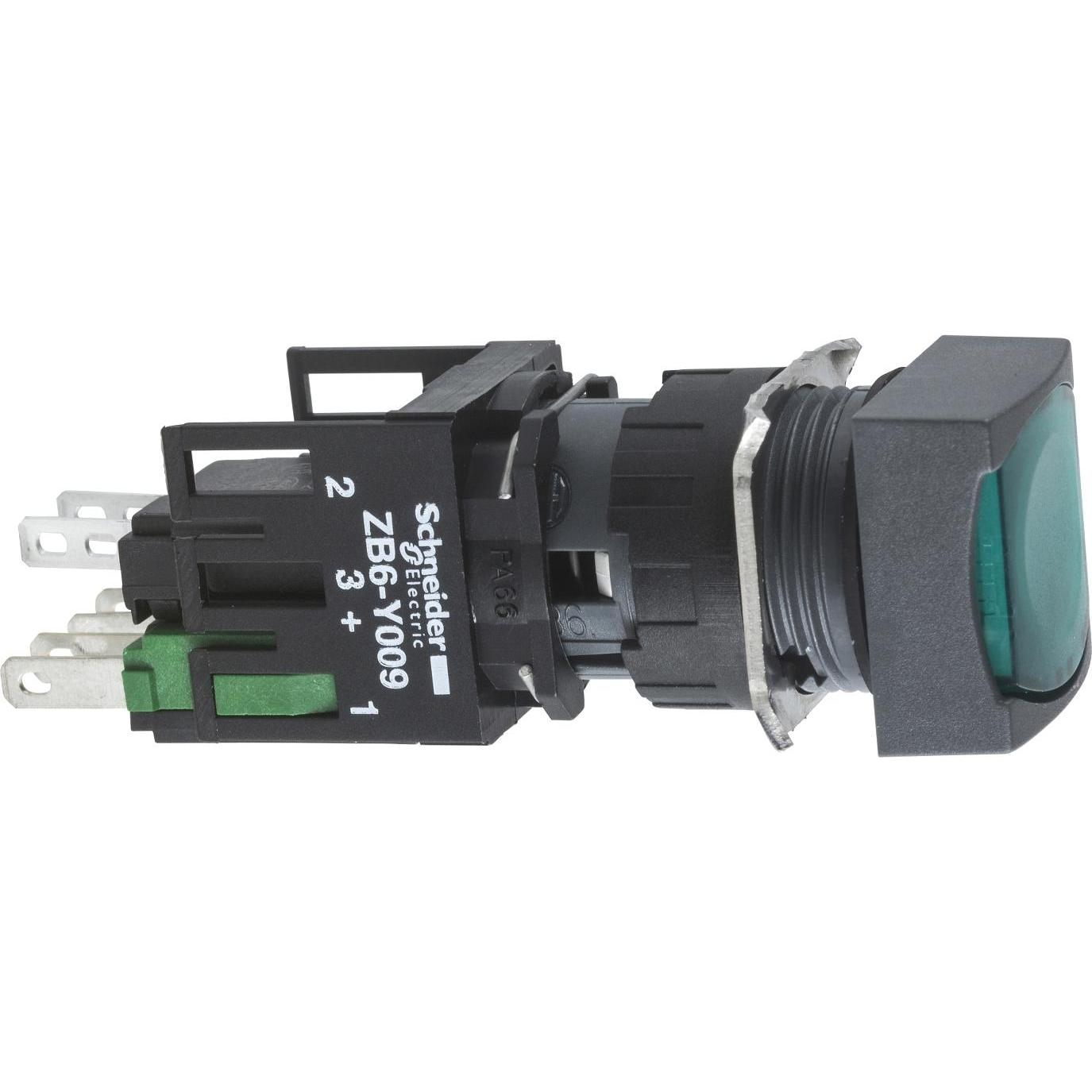 Thumbnail - Schneider Electric Leuchtdrucktaster Gn Xb6cf3b5b, Taster + Schalter, Grün