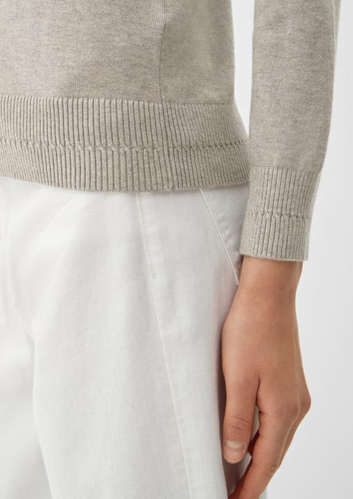 Produktbild s.Oliver Strickpullover Pullover aus Viskose und Baumwolle (44)