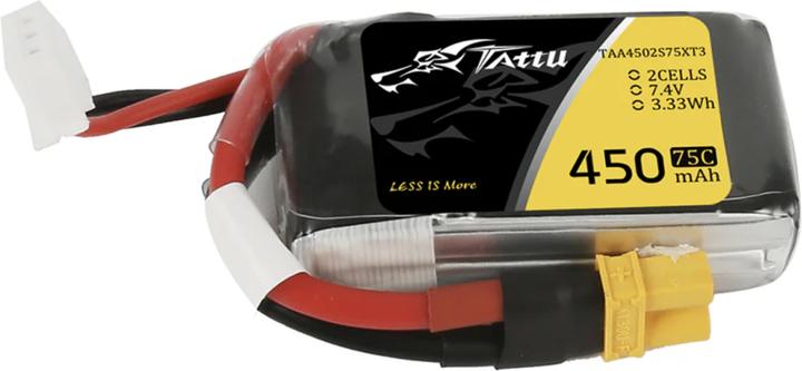 Image du produit Tattu TAA4502S75XT3 Modèle radio-commandé (RC) partie/accessoire Batterie (7.40 V, 450 mAh)