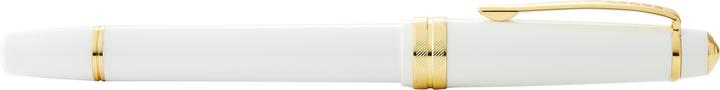 Image du produit Cross Roller Bailey light glossy white, gold tone appointments in giftbox (Blanc/or, 1 x)